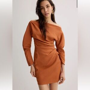 A.L.C. Sona Tan Camel Mini Dress Sz 4